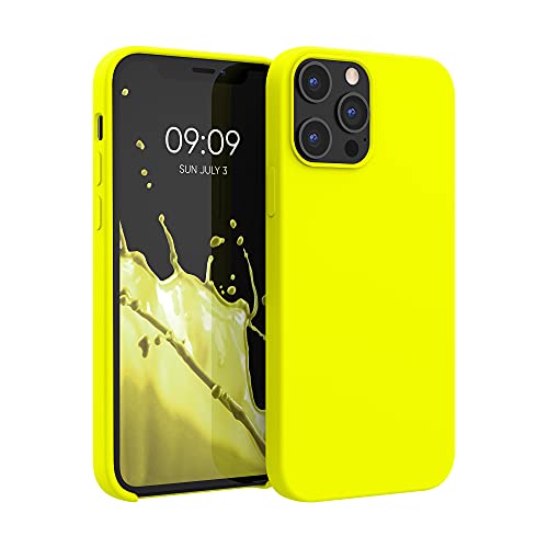kwmobile Handyhülle für iPhone 12 Pro Max Hülle, für iPhone 12 Pro Max Case - Hülle Silikon - kabelloses Laden - Zitronengelb kwmobile Handyhülle für iPhone 12 Pro Max Hülle, für iPhone 12 Pro Max Case - Hülle Silikon - kabelloses Laden - Zitronengelb von kwmobile