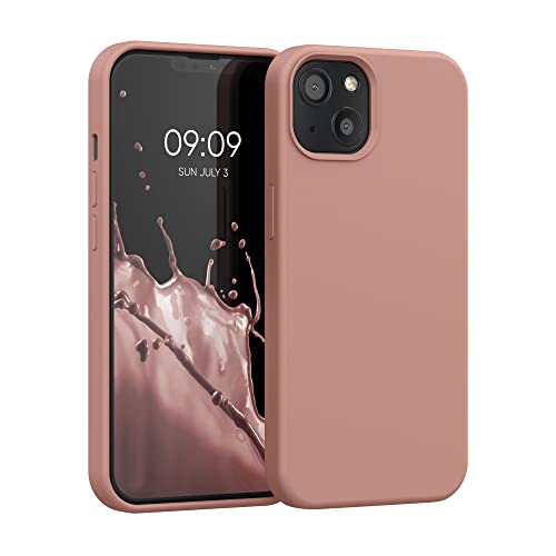 kwmobile Hülle kompatibel mit Apple iPhone 13 Hülle - Silikon Handy Case - Handyhülle weiche Oberfläche - kabelloses Laden - Orange Clay kwmobile Hülle kompatibel mit Apple iPhone 13 Hülle - Silikon Handy Case - Handyhülle weiche Oberfläche - kabelloses Laden - Orange Clay von kwmobile