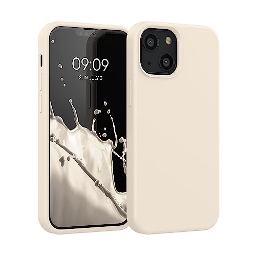 kwmobile Hülle kompatibel mit Apple iPhone 13 Mini Hülle - Silikon Handy Case - Handyhülle weiche Oberfläche - kabelloses Laden - Moon Glow kwmobile Hülle kompatibel mit Apple iPhone 13 Mini Hülle - Silikon Handy Case - Handyhülle weiche Oberfläche - kabelloses Laden - Moon Glow von kwmobile