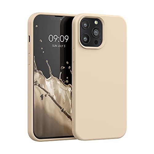 kwmobile Hülle kompatibel mit Apple iPhone 13 Pro Max Hülle - Silikon Handy Case - Handyhülle weiche Oberfläche - kabelloses Laden - Perlmutt kwmobile Hülle kompatibel mit Apple iPhone 13 Pro Max Hülle - Silikon Handy Case - Handyhülle weiche Oberfläche - kabelloses Laden - Perlmutt von kwmobile