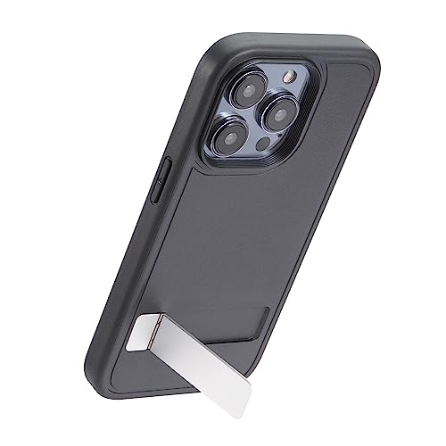 kwmobile Hülle kompatibel mit Apple iPhone 14 Pro Hülle - Kunststoff Case mit TPU Bumper - Handy Cover mit ausklappbarem Ständer - Schwarz kwmobile Hülle kompatibel mit Apple iPhone 14 Pro Hülle - Kunststoff Case mit TPU Bumper - Handy Cover mit ausklappbarem Ständer - Schwarz von kwmobile