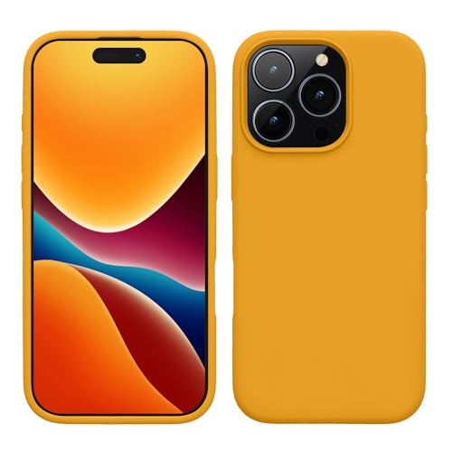 kwmobile Hülle kompatibel mit iPhone 16 Pro Hülle - Silikon Handy Case - Handyhülle weiche Oberfläche - kabelloses Laden - Mango kwmobile Hülle kompatibel mit iPhone 16 Pro Hülle - Silikon Handy Case - Handyhülle weiche Oberfläche - kabelloses Laden - Mango von kwmobile