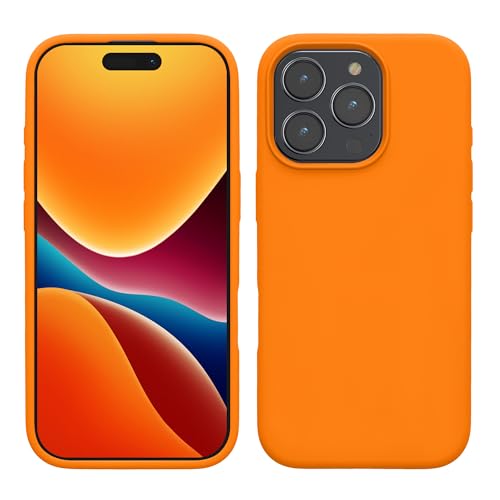 kwmobile Hülle kompatibel mit iPhone 16 Pro Max Hülle - Silikon Handy Case - Handyhülle weiche Oberfläche - kabelloses Laden - Fruity Orange kwmobile Hülle kompatibel mit iPhone 16 Pro Max Hülle - Silikon Handy Case - Handyhülle weiche Oberfläche - kabelloses Laden - Fruity Orange von kwmobile