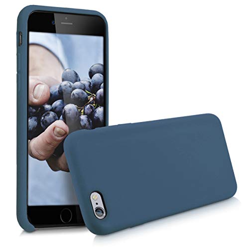 kwmobile Hülle kompatibel mit Apple iPhone 6 / 6S Hülle - Silikon Handy Case - Handyhülle weiche Oberfläche - kabelloses Laden - Dunkelblau kwmobile Hülle kompatibel mit Apple iPhone 6 / 6S Hülle - Silikon Handy Case - Handyhülle weiche Oberfläche - kabelloses Laden - Dunkelblau von kwmobile