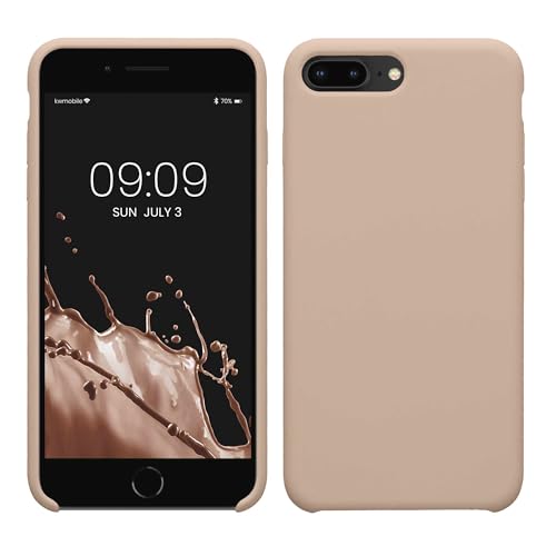 kwmobile Hülle kompatibel mit Apple iPhone 7 Plus/iPhone 8 Plus Hülle - Silikon Handy Case - Handyhülle weiche Oberfläche - kabelloses Laden - Coconut Swirl kwmobile Hülle kompatibel mit Apple iPhone 7 Plus/iPhone 8 Plus Hülle - Silikon Handy Case - Handyhülle weiche Oberfläche - kabelloses Laden - Coconut Swirl von kwmobile