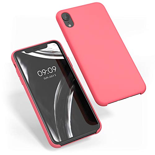 kwmobile Hülle kompatibel mit Apple iPhone XR Hülle - Silikon Handy Case - Handyhülle weiche Oberfläche - kabelloses Laden - Neon Koralle kwmobile Hülle kompatibel mit Apple iPhone XR Hülle - Silikon Handy Case - Handyhülle weiche Oberfläche - kabelloses Laden - Neon Koralle von kwmobile