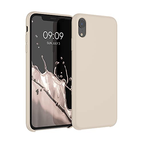 kwmobile Hülle kompatibel mit Apple iPhone XR Hülle - Silikon Handy Case - Handyhülle weiche Oberfläche - kabelloses Laden - Perlmutt kwmobile Hülle kompatibel mit Apple iPhone XR Hülle - Silikon Handy Case - Handyhülle weiche Oberfläche - kabelloses Laden - Perlmutt von kwmobile