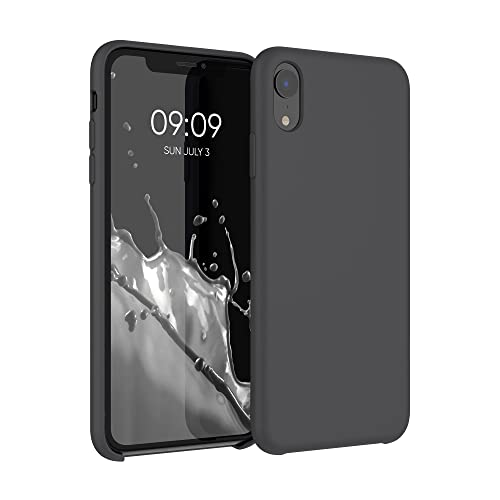 kwmobile Hülle kompatibel mit Apple iPhone XR Hülle - Silikon Handy Case - Handyhülle weiche Oberfläche - kabelloses Laden - Schwarz matt kwmobile Hülle kompatibel mit Apple iPhone XR Hülle - Silikon Handy Case - Handyhülle weiche Oberfläche - kabelloses Laden - Schwarz matt von kwmobile