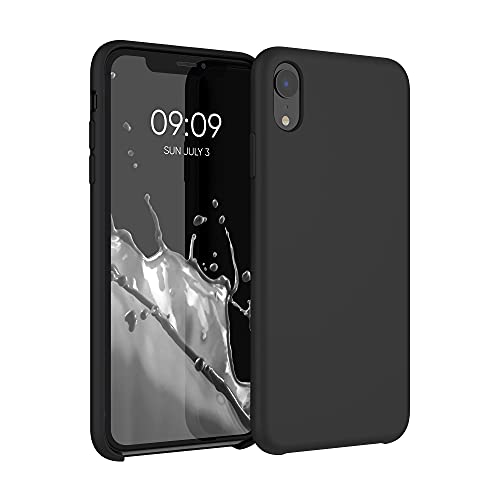 kwmobile Hülle kompatibel mit Apple iPhone XR Hülle - Silikon Handy Case - Handyhülle weiche Oberfläche - kabelloses Laden - Schwarz kwmobile Hülle kompatibel mit Apple iPhone XR Hülle - Silikon Handy Case - Handyhülle weiche Oberfläche - kabelloses Laden - Schwarz von kwmobile