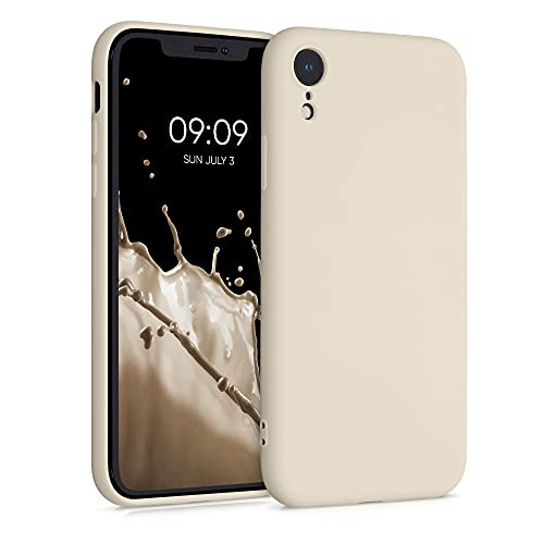 kwmobile Hülle kompatibel mit Apple iPhone XR Hülle - gummierte TPU Silikon Handyhülle - Schutzhülle für kabelloses Laden - Case in Moon Glow kwmobile Hülle kompatibel mit Apple iPhone XR Hülle - gummierte TPU Silikon Handyhülle - Schutzhülle für kabelloses Laden - Case in Moon Glow von kwmobile