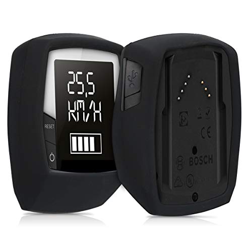 kwmobile Hülle kompatibel mit Bosch Intuvia Performance Line - Silikon E-Bike Computer Cover Case Schutzhülle - Schwarz von kwmobile