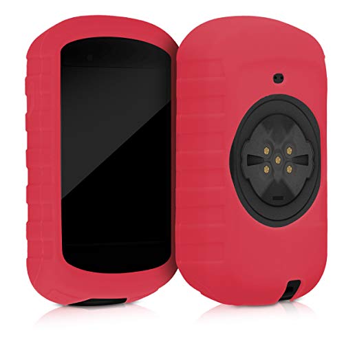 kwmobile Hülle kompatibel mit Garmin Edge 830 - Silikon GPS Fahrrad Case Schutzhülle - in Rot von kwmobile