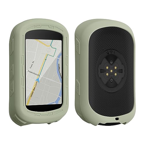 kwmobile Hülle kompatibel mit Garmin Edge 840 / Edge 540 - Silikon GPS Fahrrad Case Schutzhülle - in Pastellgrün von kwmobile