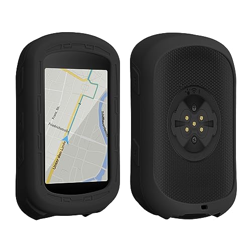 kwmobile Hülle kompatibel mit Garmin Edge 840 / Edge 540 - Silikon GPS Fahrrad Case Schutzhülle - in Schwarz von kwmobile
