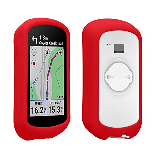 kwmobile Hülle kompatibel mit Garmin Edge Explore 2 - Silikon GPS Fahrrad Case Schutzhülle - in Rot von kwmobile