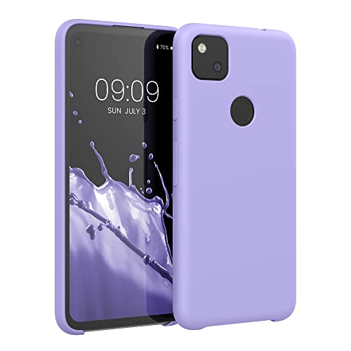 kwmobile Hülle kompatibel mit Google Pixel 4a Hülle - Silikon Handy Case - Handyhülle weiche Oberfläche - kabelloses Laden - Lavendel kwmobile Hülle kompatibel mit Google Pixel 4a Hülle - Silikon Handy Case - Handyhülle weiche Oberfläche - kabelloses Laden - Lavendel von kwmobile