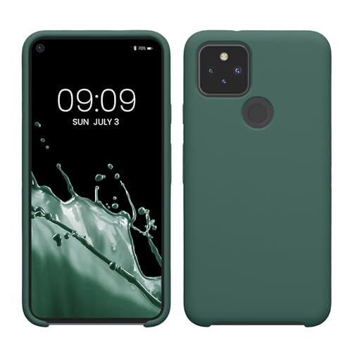 kwmobile Hülle kompatibel mit Google Pixel 5 Hülle - Silikon Handy Case - Handyhülle weiche Oberfläche - kabelloses Laden - Tannengrün kwmobile Hülle kompatibel mit Google Pixel 5 Hülle - Silikon Handy Case - Handyhülle weiche Oberfläche - kabelloses Laden - Tannengrün von kwmobile
