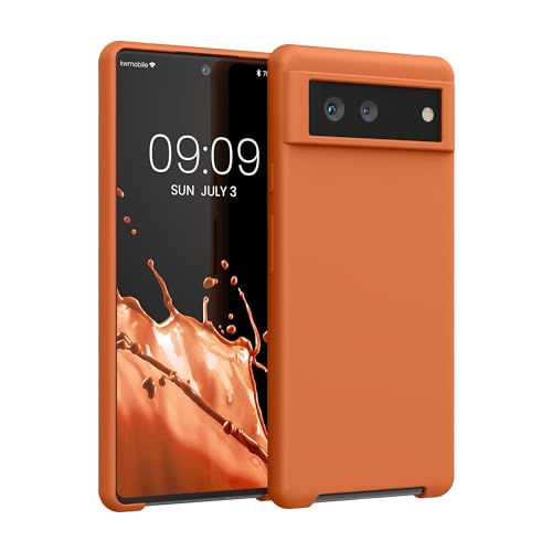 kwmobile Hülle kompatibel mit Google Pixel 6 Hülle - Silikon Handy Case - Handyhülle weiche Oberfläche - kabelloses Laden - Warme Aprikose kwmobile Hülle kompatibel mit Google Pixel 6 Hülle - Silikon Handy Case - Handyhülle weiche Oberfläche - kabelloses Laden - Warme Aprikose von kwmobile