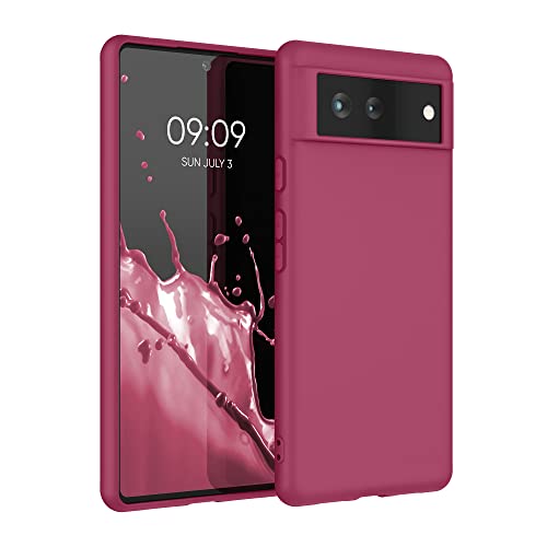 kwmobile Hülle kompatibel mit Google Pixel 6 Hülle - weiches TPU Silikon Case - Cover geeignet für kabelloses Laden - Fuchsia kwmobile Hülle kompatibel mit Google Pixel 6 Hülle - weiches TPU Silikon Case - Cover geeignet für kabelloses Laden - Fuchsia von kwmobile