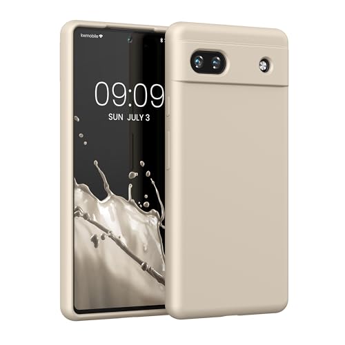 kwmobile Hülle kompatibel mit Google Pixel 6a Hülle - Silikon Handy Case - Handyhülle weiche Oberfläche - kabelloses Laden - Creme kwmobile Hülle kompatibel mit Google Pixel 6a Hülle - Silikon Handy Case - Handyhülle weiche Oberfläche - kabelloses Laden - Creme von kwmobile