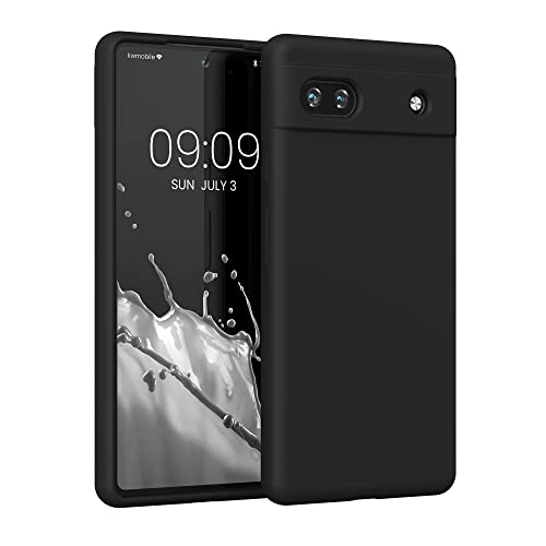 kwmobile Hülle kompatibel mit Google Pixel 6a Hülle - Silikon Handy Case - Handyhülle weiche Oberfläche - kabelloses Laden - Schwarz matt kwmobile Hülle kompatibel mit Google Pixel 6a Hülle - Silikon Handy Case - Handyhülle weiche Oberfläche - kabelloses Laden - Schwarz matt von kwmobile