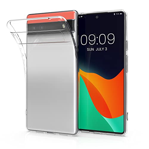 kwmobile Hülle kompatibel mit Google Pixel 6a - Silikon Handyhülle transparent - Handy Case in Transparent kwmobile Hülle kompatibel mit Google Pixel 6a - Silikon Handyhülle transparent - Handy Case in Transparent von kwmobile