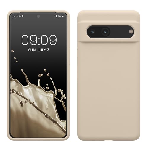 kwmobile Hülle kompatibel mit Google Pixel 7 Hülle - Silikon Handy Case - Handyhülle weiche Oberfläche - kabelloses Laden - Creme matt kwmobile Hülle kompatibel mit Google Pixel 7 Hülle - Silikon Handy Case - Handyhülle weiche Oberfläche - kabelloses Laden - Creme matt von kwmobile