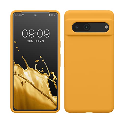kwmobile Hülle kompatibel mit Google Pixel 7 Hülle - Silikon Handy Case - Handyhülle weiche Oberfläche - kabelloses Laden - Mango kwmobile Hülle kompatibel mit Google Pixel 7 Hülle - Silikon Handy Case - Handyhülle weiche Oberfläche - kabelloses Laden - Mango von kwmobile