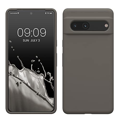 kwmobile Hülle kompatibel mit Google Pixel 7 Hülle - Silikon Handy Case - Handyhülle weiche Oberfläche - kabelloses Laden - Stone Dust kwmobile Hülle kompatibel mit Google Pixel 7 Hülle - Silikon Handy Case - Handyhülle weiche Oberfläche - kabelloses Laden - Stone Dust von kwmobile