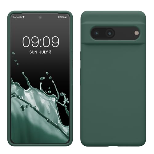 kwmobile Hülle kompatibel mit Google Pixel 7 Hülle - Silikon Handy Case - Handyhülle weiche Oberfläche - kabelloses Laden - Tannengrün kwmobile Hülle kompatibel mit Google Pixel 7 Hülle - Silikon Handy Case - Handyhülle weiche Oberfläche - kabelloses Laden - Tannengrün von kwmobile