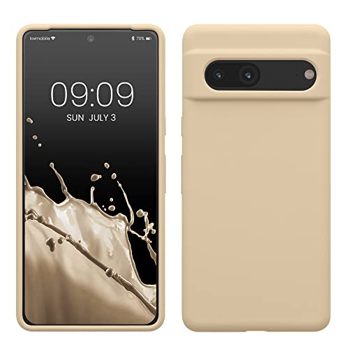 kwmobile Hülle kompatibel mit Google Pixel 7 Hülle - Silikon Handy Case - Handyhülle weiche Oberfläche - kabelloses Laden - Zuckerguss kwmobile Hülle kompatibel mit Google Pixel 7 Hülle - Silikon Handy Case - Handyhülle weiche Oberfläche - kabelloses Laden - Zuckerguss von kwmobile