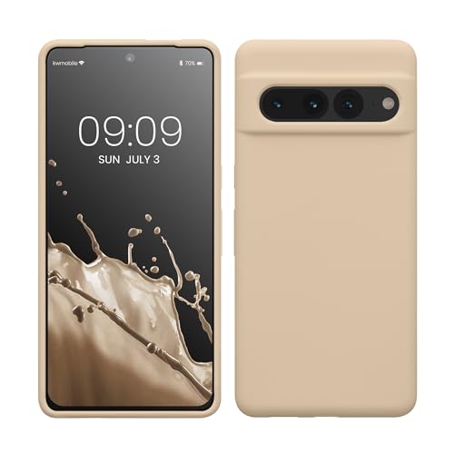 kwmobile Hülle kompatibel mit Google Pixel 7 Pro Hülle - Silikon Handy Case - Handyhülle weiche Oberfläche - kabelloses Laden - Zuckerguss kwmobile Hülle kompatibel mit Google Pixel 7 Pro Hülle - Silikon Handy Case - Handyhülle weiche Oberfläche - kabelloses Laden - Zuckerguss von kwmobile