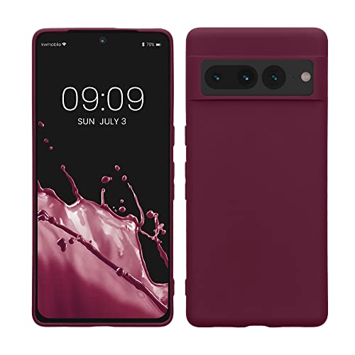 kwmobile Hülle kompatibel mit Google Pixel 7 Pro Hülle - weiches TPU Silikon Case - Cover geeignet für kabelloses Laden - Bordeaux Violett kwmobile Hülle kompatibel mit Google Pixel 7 Pro Hülle - weiches TPU Silikon Case - Cover geeignet für kabelloses Laden - Bordeaux Violett von kwmobile