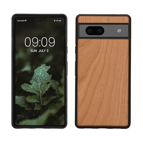 kwmobile Hülle kompatibel mit Google Pixel 7a Hülle - Holz Case - stoßfestes Handy Cover - TPU Handyhülle in Braun kwmobile Hülle kompatibel mit Google Pixel 7a Hülle - Holz Case - stoßfestes Handy Cover - TPU Handyhülle in Braun von kwmobile