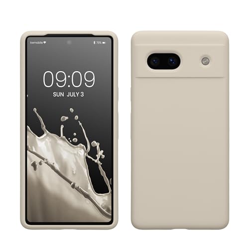 kwmobile Hülle kompatibel mit Google Pixel 7a Hülle - Silikon Handy Case - Handyhülle weiche Oberfläche - kabelloses Laden - Creme kwmobile Hülle kompatibel mit Google Pixel 7a Hülle - Silikon Handy Case - Handyhülle weiche Oberfläche - kabelloses Laden - Creme von kwmobile