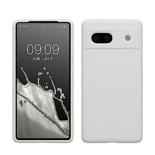 kwmobile Hülle kompatibel mit Google Pixel 7a Hülle - Silikon Handy Case - Handyhülle weiche Oberfläche - kabelloses Laden - Weiß matt kwmobile Hülle kompatibel mit Google Pixel 7a Hülle - Silikon Handy Case - Handyhülle weiche Oberfläche - kabelloses Laden - Weiß matt von kwmobile