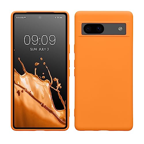 kwmobile Hülle kompatibel mit Google Pixel 7a Hülle - gummierte TPU Silikon Handyhülle - Schutzhülle für kabelloses Laden - Case in Fruity Orange kwmobile Hülle kompatibel mit Google Pixel 7a Hülle - gummierte TPU Silikon Handyhülle - Schutzhülle für kabelloses Laden - Case in Fruity Orange von kwmobile