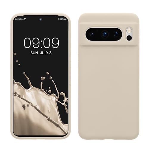 kwmobile Hülle kompatibel mit Google Pixel 8 Pro Hülle - Silikon Handy Case - Handyhülle weiche Oberfläche - kabelloses Laden - Creme kwmobile Hülle kompatibel mit Google Pixel 8 Pro Hülle - Silikon Handy Case - Handyhülle weiche Oberfläche - kabelloses Laden - Creme von kwmobile