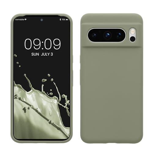 kwmobile Hülle kompatibel mit Google Pixel 8 Pro Hülle - Silikon Handy Case - Handyhülle weiche Oberfläche - kabelloses Laden - Graugrün kwmobile Hülle kompatibel mit Google Pixel 8 Pro Hülle - Silikon Handy Case - Handyhülle weiche Oberfläche - kabelloses Laden - Graugrün von kwmobile