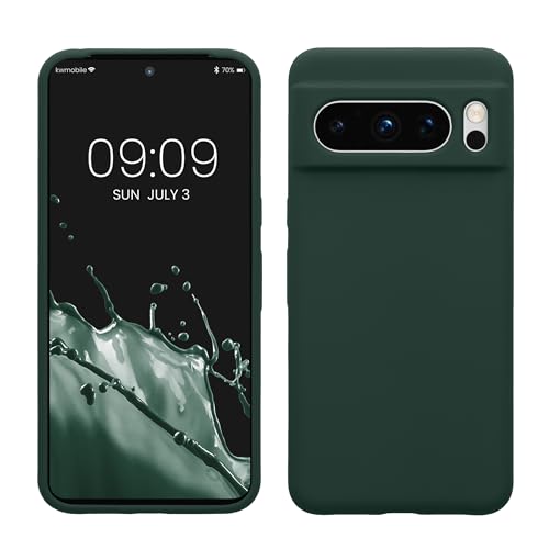 kwmobile Hülle kompatibel mit Google Pixel 8 Pro Hülle - Silikon Handy Case - Handyhülle weiche Oberfläche - kabelloses Laden - Moosgrün kwmobile Hülle kompatibel mit Google Pixel 8 Pro Hülle - Silikon Handy Case - Handyhülle weiche Oberfläche - kabelloses Laden - Moosgrün von kwmobile