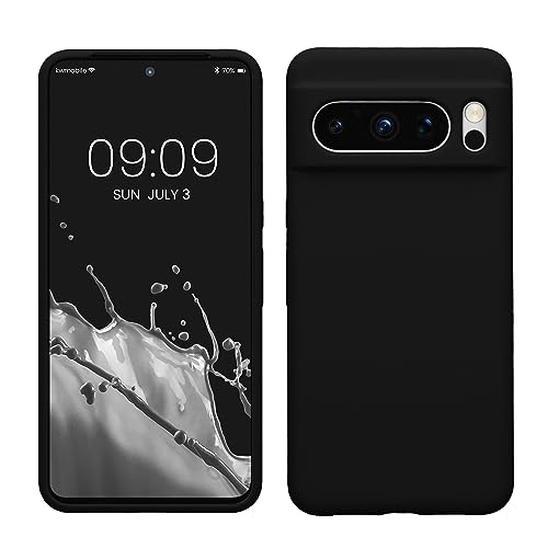 kwmobile Hülle kompatibel mit Google Pixel 8 Pro Hülle - Silikon Handy Case - Handyhülle weiche Oberfläche - kabelloses Laden - Schwarz kwmobile Hülle kompatibel mit Google Pixel 8 Pro Hülle - Silikon Handy Case - Handyhülle weiche Oberfläche - kabelloses Laden - Schwarz von kwmobile