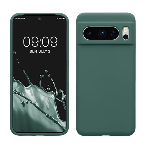 kwmobile Hülle kompatibel mit Google Pixel 8 Pro Hülle - Silikon Handy Case - Handyhülle weiche Oberfläche - kabelloses Laden - Tannengrün kwmobile Hülle kompatibel mit Google Pixel 8 Pro Hülle - Silikon Handy Case - Handyhülle weiche Oberfläche - kabelloses Laden - Tannengrün von kwmobile