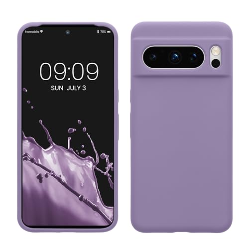 kwmobile Hülle kompatibel mit Google Pixel 8 Pro Hülle - Silikon Handy Case - Handyhülle weiche Oberfläche - kabelloses Laden - Veilchen Lila kwmobile Hülle kompatibel mit Google Pixel 8 Pro Hülle - Silikon Handy Case - Handyhülle weiche Oberfläche - kabelloses Laden - Veilchen Lila von kwmobile