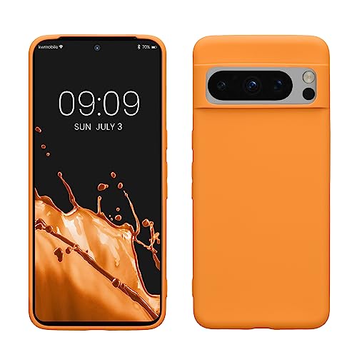 kwmobile Hülle kompatibel mit Google Pixel 8 Pro Hülle - weiches TPU Silikon Case - Cover geeignet für kabelloses Laden - Fruity Orange kwmobile Hülle kompatibel mit Google Pixel 8 Pro Hülle - weiches TPU Silikon Case - Cover geeignet für kabelloses Laden - Fruity Orange von kwmobile