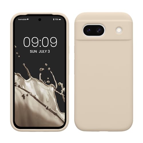 kwmobile Hülle kompatibel mit Google Pixel 8a Hülle - Silikon Handy Case - Handyhülle weiche Oberfläche - kabelloses Laden - Creme kwmobile Hülle kompatibel mit Google Pixel 8a Hülle - Silikon Handy Case - Handyhülle weiche Oberfläche - kabelloses Laden - Creme von kwmobile