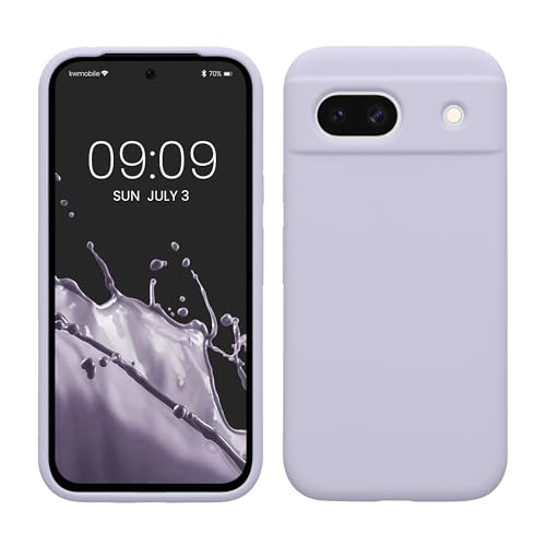kwmobile Hülle kompatibel mit Google Pixel 8a Hülle - Silikon Handy Case - Handyhülle weiche Oberfläche - kabelloses Laden - Pastell Lavendel kwmobile Hülle kompatibel mit Google Pixel 8a Hülle - Silikon Handy Case - Handyhülle weiche Oberfläche - kabelloses Laden - Pastell Lavendel von kwmobile