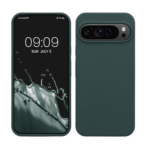 kwmobile Hülle kompatibel mit Google Pixel 9 Pro XL Hülle - Silikon Handy Case - Handyhülle weiche Oberfläche - kabelloses Laden - Blaugrün kwmobile Hülle kompatibel mit Google Pixel 9 Pro XL Hülle - Silikon Handy Case - Handyhülle weiche Oberfläche - kabelloses Laden - Blaugrün von kwmobile