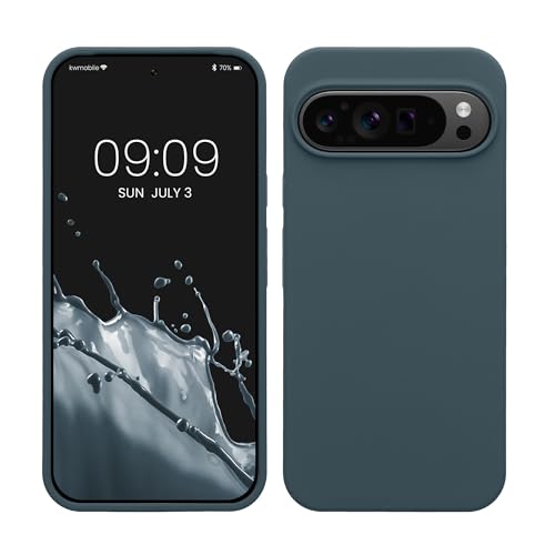 kwmobile Hülle kompatibel mit Google Pixel 9 Pro XL Hülle - Silikon Handy Case - Handyhülle weiche Oberfläche - kabelloses Laden - Dunkler Schiefer kwmobile Hülle kompatibel mit Google Pixel 9 Pro XL Hülle - Silikon Handy Case - Handyhülle weiche Oberfläche - kabelloses Laden - Dunkler Schiefer von kwmobile