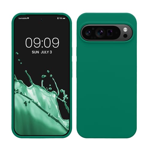 kwmobile Hülle kompatibel mit Google Pixel 9 Pro XL Hülle - Silikon Handy Case - Handyhülle weiche Oberfläche - kabelloses Laden - Smaragdgrün kwmobile Hülle kompatibel mit Google Pixel 9 Pro XL Hülle - Silikon Handy Case - Handyhülle weiche Oberfläche - kabelloses Laden - Smaragdgrün von kwmobile