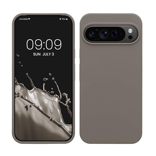 kwmobile Hülle kompatibel mit Google Pixel 9 Pro XL Hülle - Silikon Handy Case - Handyhülle weiche Oberfläche - kabelloses Laden - Stone Dust kwmobile Hülle kompatibel mit Google Pixel 9 Pro XL Hülle - Silikon Handy Case - Handyhülle weiche Oberfläche - kabelloses Laden - Stone Dust von kwmobile